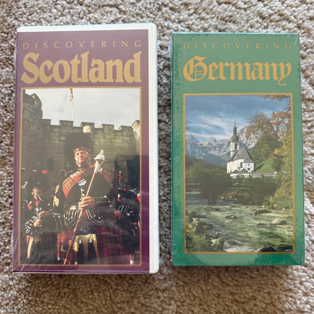 Discovering Germany Scotland The Reader's Digest Association Sealed VHS 91 Lotx2